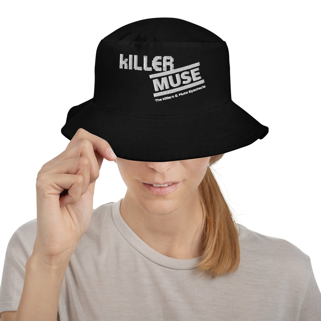 KillerMuse White Logo Bucket Hat