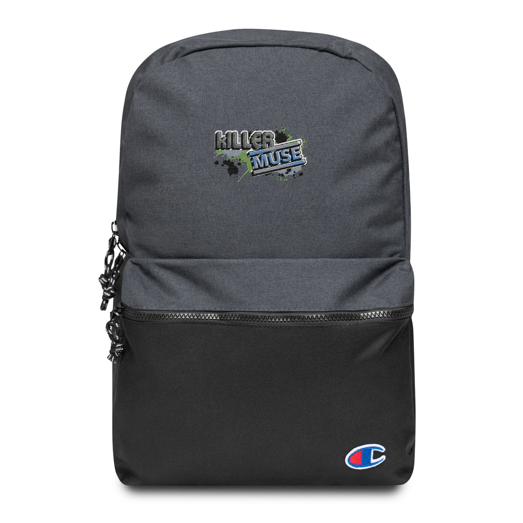 KillerMuse Graffiti Logo Embroidered Champion Backpack