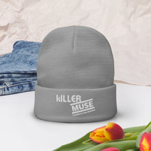 Load image into Gallery viewer, KillerMuse White Logo Embroidered Beanie
