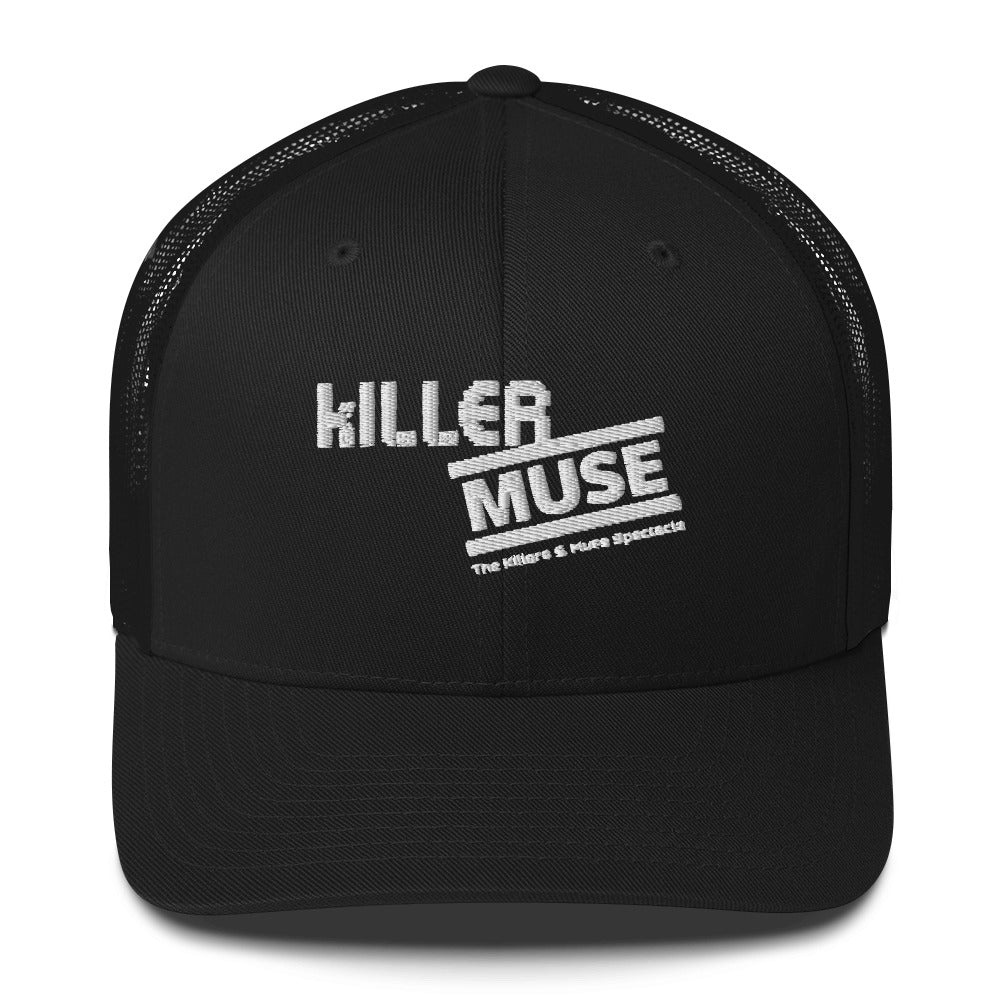 KillerMuse White Logo Trucker Cap