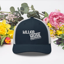 Load image into Gallery viewer, KillerMuse White Logo Trucker Cap
