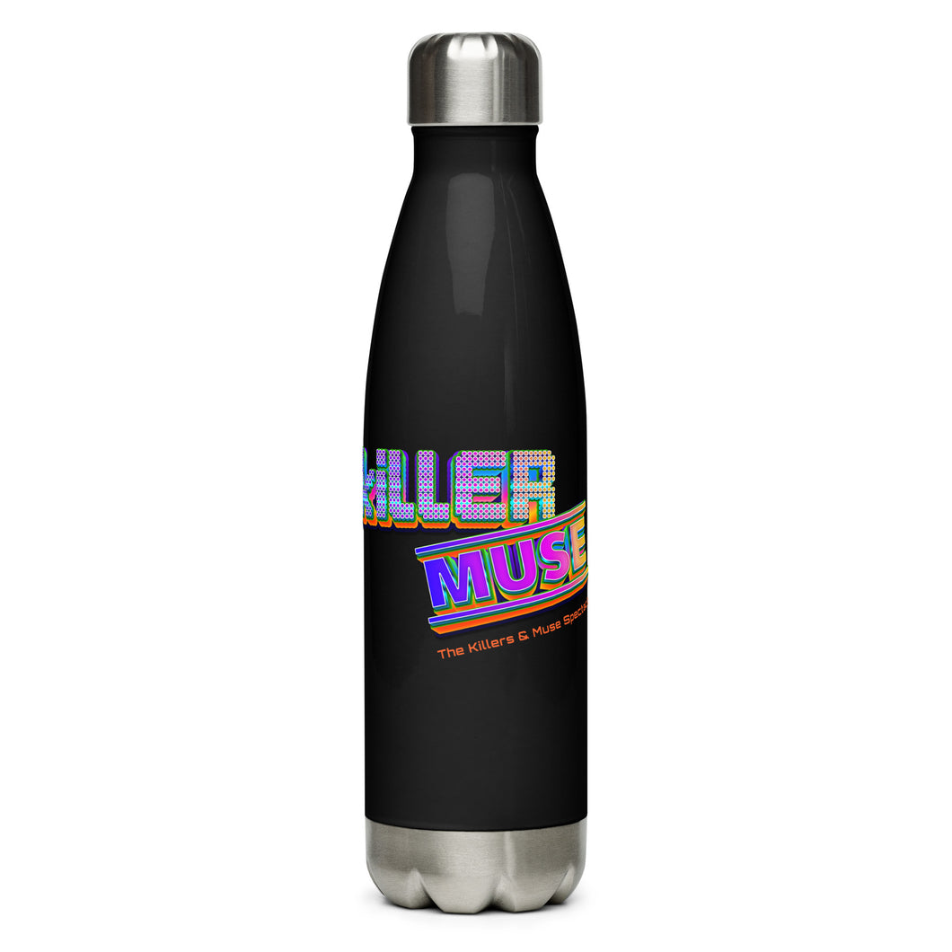 KillerMuse Retro Logo Stainless Steel Water Bottle
