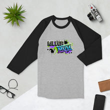 Load image into Gallery viewer, KillerMuse Graffiti Logo 3/4 sleeve raglan shirt

