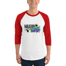 Load image into Gallery viewer, KillerMuse Graffiti Logo 3/4 sleeve raglan shirt
