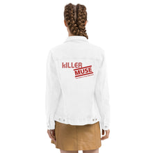 Load image into Gallery viewer, KillerMuse Red Logo Unisex denim jacket
