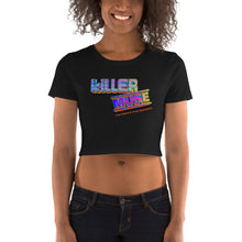 Load image into Gallery viewer, KillerMuse Retro Logo Women’s Crop Tee

