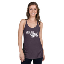 Load image into Gallery viewer, KillerMuse White Logo Women&#39;s Racerback Tank
