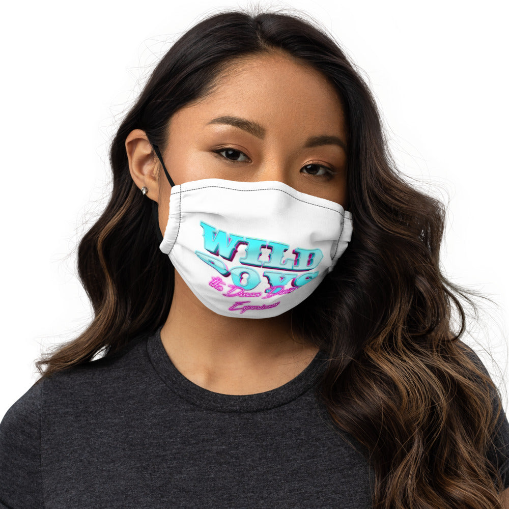 Wild Boys Miami Vice Premium Face Mask (Choice of Black or White Straps)