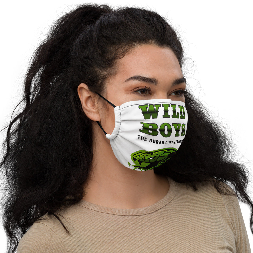 Wild Boys Snake Premium Face Mask (Choice of Black or White Straps)