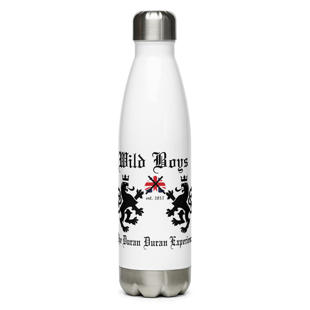 Wild Boys Lion Crest Stainless Steel Water Bottle