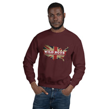 Load image into Gallery viewer, Wild Boys Union Jack Unisex Sweatshirt
