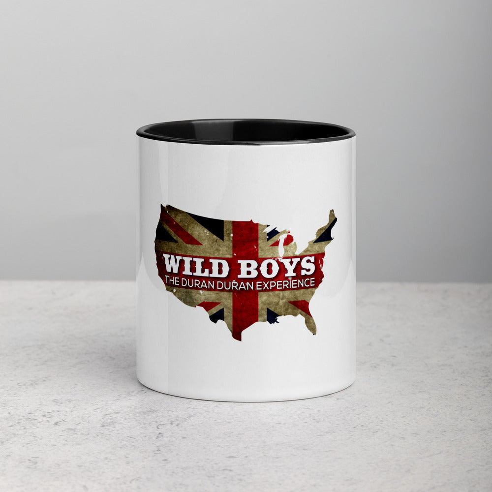 Wild Boys Union Jack Logo Mug with Color Inside