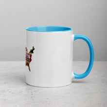 Load image into Gallery viewer, Wild Boys Union Jack Logo Mug with Color Inside

