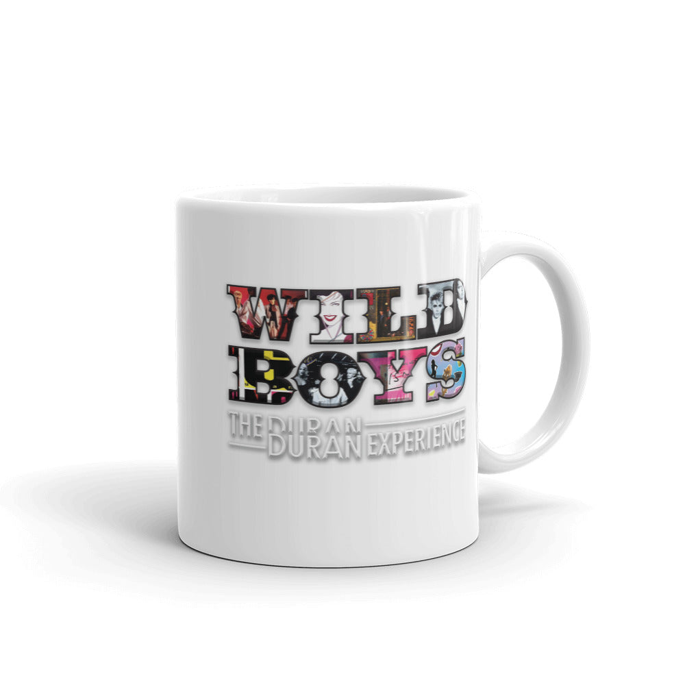 Wild Boys Album Logo White Glossy Mug
