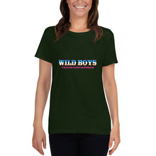 Load image into Gallery viewer, Wild Boys 80&#39;s Logo Women&#39;s short sleeve t-shirt
