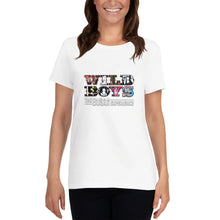 Load image into Gallery viewer, Wild Boys Album Logo Women&#39;s Short Sleeve T-shirt (Choice of Black or White)
