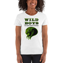 Load image into Gallery viewer, Wild Boys Snake Women&#39;s Short Sleeve T-shirt (Choice of Black or White)
